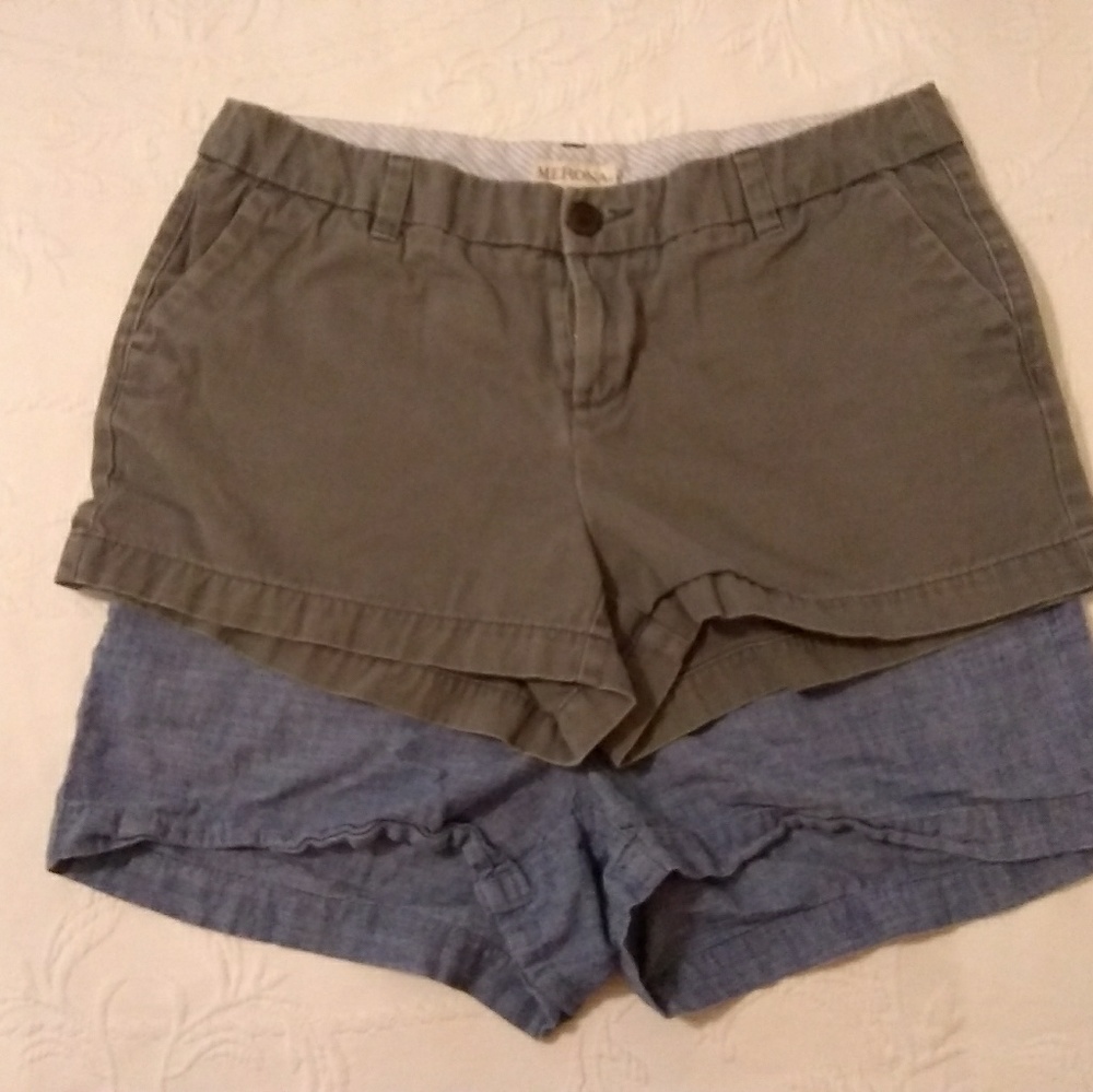 Merona Cotton Shorts Two Pairs